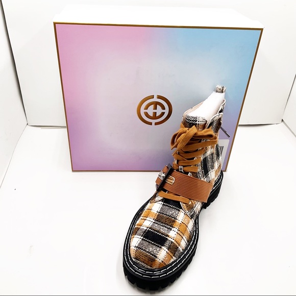 🆕{Cecelia New York} Gingerbread Leather Lug Sole Boots - Picture 13 of 16